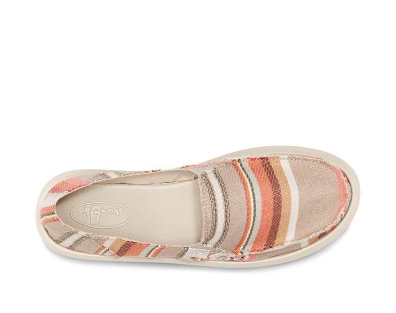 Sanuk Donna Blanket Slip On Women's Shoes Brown | Canada 156DFM